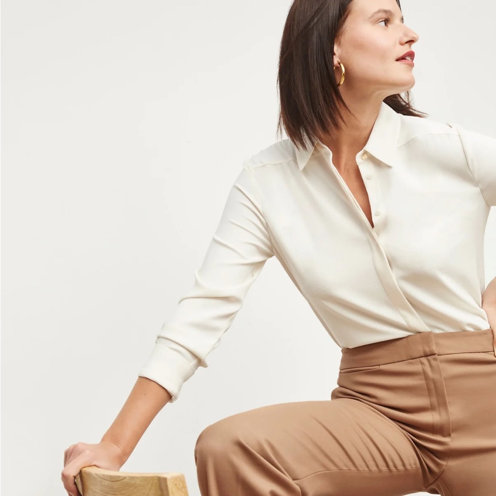 🆕 MM Lafleur Lagarde Shirt Soft Wave in Alabaster